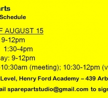 Week of August 15 – Volunteer Time & Meeting