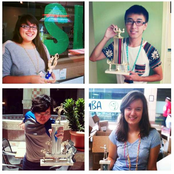 Monico O. Vitela (top left), Adrienne Teeley (top right), Brian Macias (bottom left) & Marc Korinchock (bottom right)