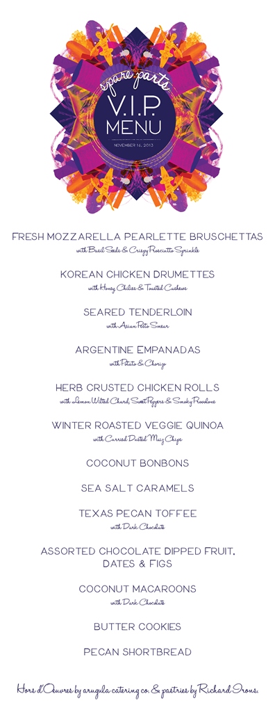 V.I.P. Menu