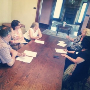 V.I.P. committee members: Marty Taglauer, Lori Schnedler, Jeanne Cantu, Laura Carter & Samantha Guerra