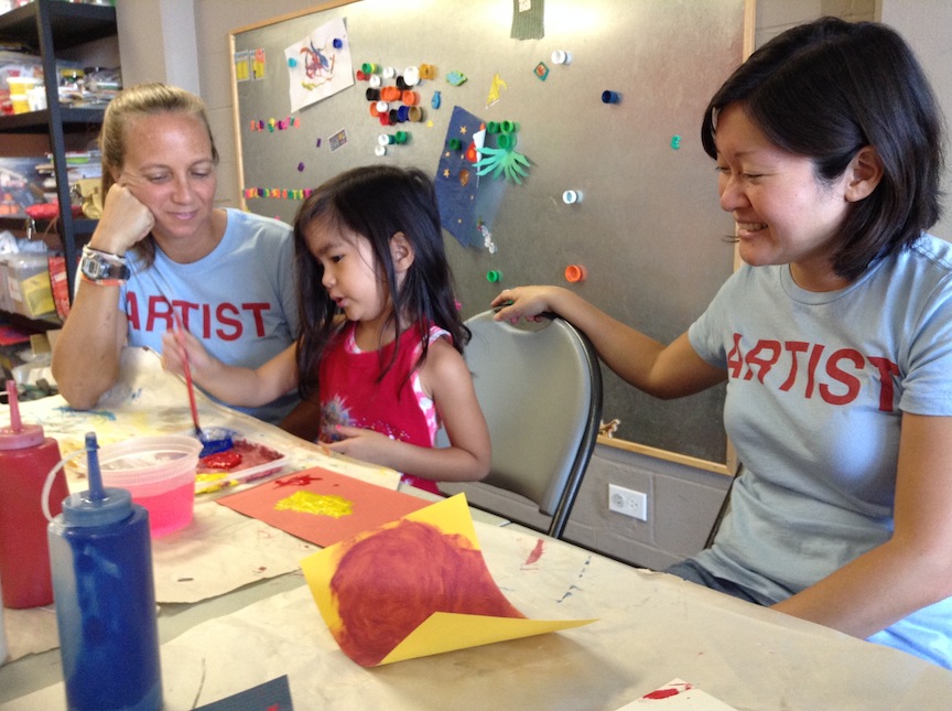 Art Explorium in action! Photo courtesy Art Explorium.
