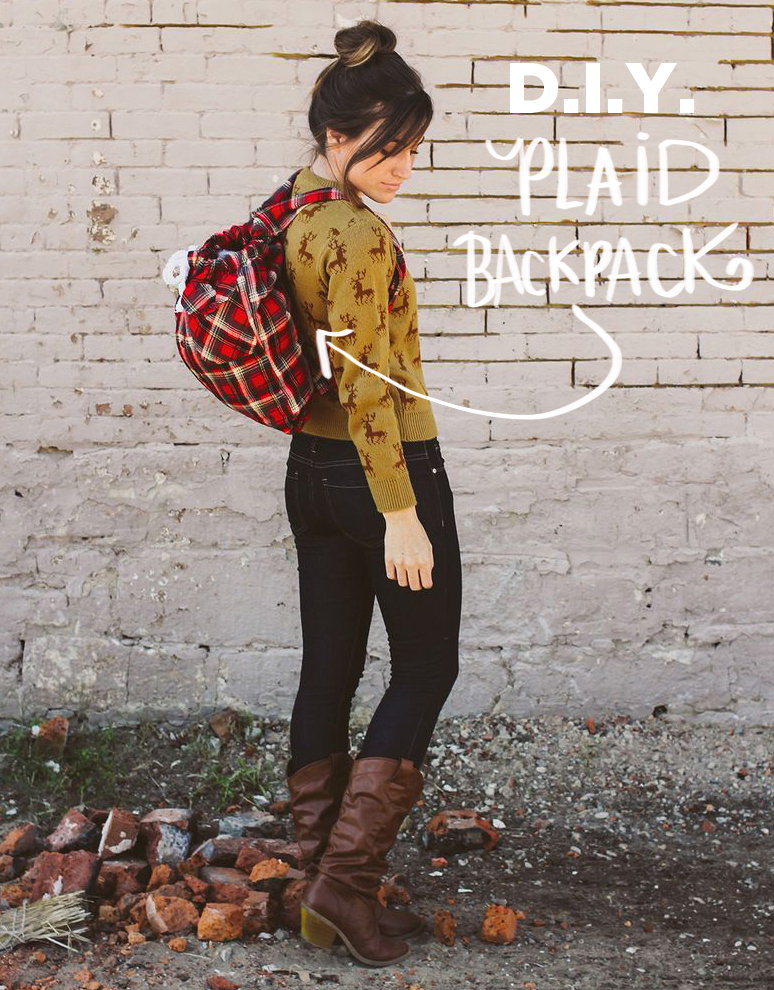 plaid-backpack