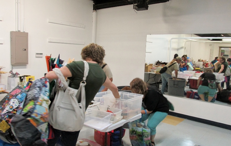 annual teacher materials giveaway