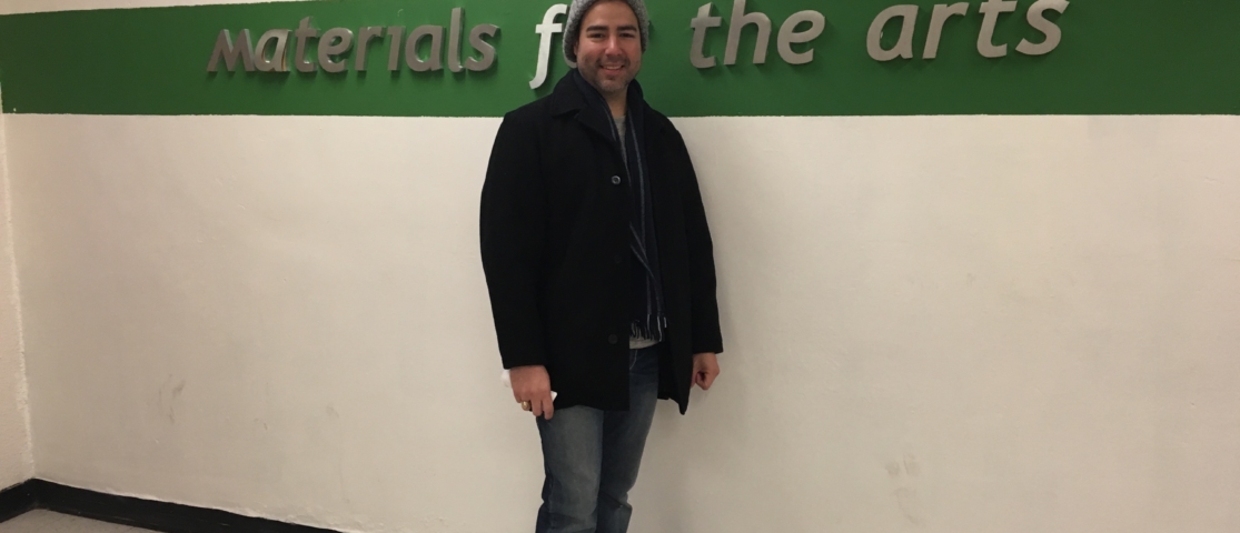 Mr. Flores Visits Materials for the Arts